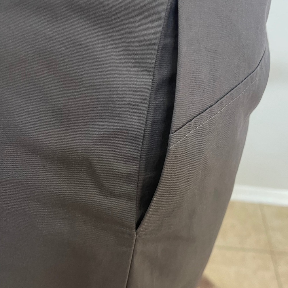 White Fox Street Style Maxi Cargo Skirt, Gray, relaxed, casual, edgy, tie waist - Picture 14 of 16